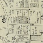 嘉永二己酉年  本校発祥地<br>Map showing Kinka Primary School's original site in 1849<br>Source: 錦華の百年, 1974
