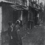 富川町の木賃宿<br>Living condition of Tokyo's poorest residents (<i>saimin</i>) in Fukagawa ward<br>Source: 東京市内の細民に關する調査, 1921