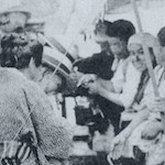 上野山下の湯吞所 (九月十六日)<br>Distributing tea at Ueno Yamashita, 16 September 1923<br>Source: 東京震災錄, 1926
