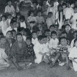 青山學院ニ收容セル迷兒  九月十八日<br>Lost children sheltered at Aoyama Gakuin, 18 September 1923<br>Source: 大正大震災誌  警示廳, 1925