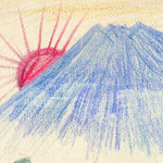 Postcard drawing by Okada Yukiko, age 12<br>Source: Postcard, 1924