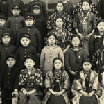 卒業生 (其の二)<br>Senzakura Primary School graduates (2)<br>Source: 卒業記念帖  千櫻尋常小學校, 1928