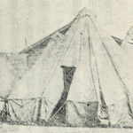 天幕教授(下谷尋常小學校)<br>Tent classrooms at Shitaya Primary School<br>Source: 東京市教育復興誌, 1930