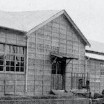 Exterior of a barracks school building<br>Source: <i>The Reconstruction of Tokyo</i>, 1933