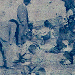 東京市千束小学校の野天学習<br>Outdoor classes at Senzoku Primary School, Asakusa<br>Source: 樽を机として, 1923