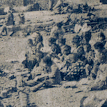 東京市石浜小学校野天学習<br>Outdoor classes at Ishihama Primary School, Asakusa<br>Source: 樽を机として, 1923