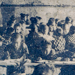 東京市富士小学校五年生の写生と歴史学習<br>Sketching and history classes for grade five students at Fuji Primary School, Asakusa<br>Source: 樽を机として, 1923