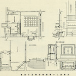 月島第二小學校奉安庫及小使室<br>Tsukishima Daini Primary School: Detail of alcove to store Imperial Rescript (<i>Hōan-ko</i>) and janitor's room<br>Source: 月島第二小學校 最新建築設計叢書 第一期 第廿一輯, 1927